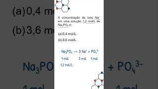 SOLUÇÕES IÔNICAS ⚗️ química quimica quimicaenem enem vestibular [upl. by Ailasor539]