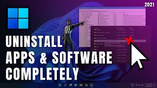 How to UninstallDelete Apps amp Programs in Windows 11 Completely 2023 [upl. by Hope]