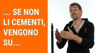 Recinzioni Se non cementi i pali d’angolo e testata è un problema [upl. by Stich]