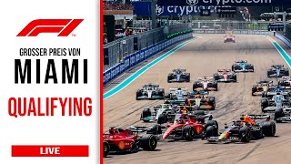 Großer Preis von Miami USA Das Qualifying  Formel 1 Live Watchparty [upl. by Atinna]