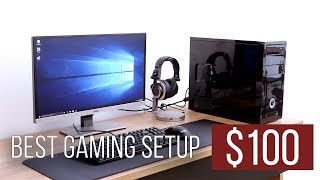 Best 100 Gaming Setup 2018  Budget Gaming Setup [upl. by Ron224]