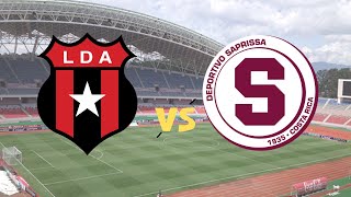 🔴ALAJUELENSE vs SAPRISSA EN VIVO  RECOPA DE COSTA RICA  FINAL⚽️ [upl. by Hasina]