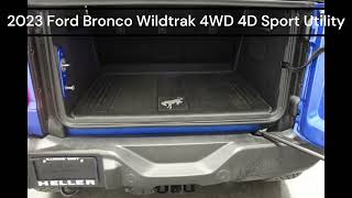 2023 Ford Bronco Wildtrak 4WD 4D Sport Utility VIN 1FMEE5DP0PLB89569 Stock R7504 [upl. by Philippe]