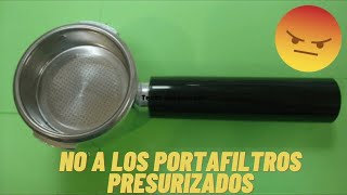 Portafiltros presurizados cómo son y porque no usarlos [upl. by Cormac]