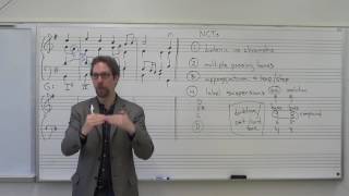 Dr B Music Theory Lesson 26 NonChord Tone Analysis [upl. by Ahsyekal]