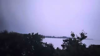 Thunder Storm over the lake of Bienne Switzerland 🇨🇭 [upl. by Assirk833]