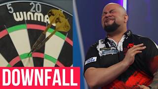 Darts WORST DOWNFALL… World’s Best to 58 Average [upl. by Anpas541]