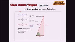 3 Goniometrie Sinus cosinus en tangens [upl. by Onurb504]