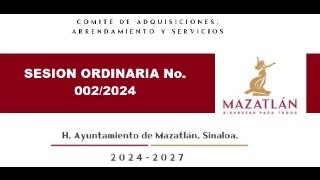 SESION ORDINARIA No 0022024 [upl. by Antsirhc88]