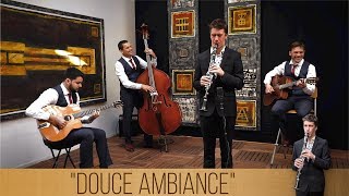 Douce Ambiance Django Reinhardt  H2R  Hugo P  Quartet jazz manouche avec clarinette [upl. by Elocim]