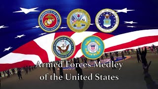 US Military Songs United States Armed Forces Medley [upl. by Olracnaig]