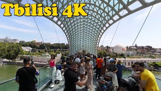 Tbilisi Georgia Walking tour 4K Old Tbilisi [upl. by Columbus]