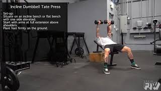 Incline Dumbbell Tate Press [upl. by Millicent]