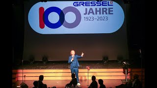 GRESSEL AG 100 Jahre Innovation und Tradition – Auftritt Martin O [upl. by Dream]