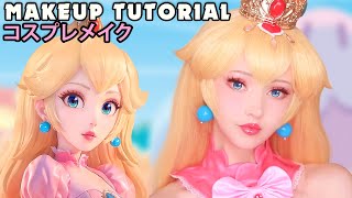 ☆ Princess Peach Cosplay Makeup Tutorial Super Mario ☆ [upl. by Drofyar]