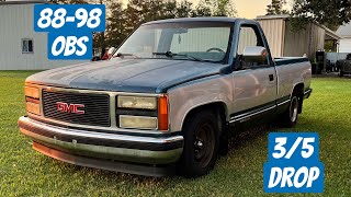 Lower your 8898 GMCCHEVY Truck for DIRT CHEAPPart 2 of the Build [upl. by Hippel521]