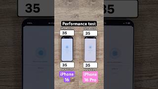 iPhone 16 vs iPhone 16 Pro performance test [upl. by Mozelle21]