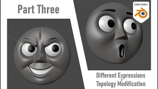 Rexs Funky Face Academy  Part 3 Different Expressions amp Topology Modification [upl. by Naginarb520]