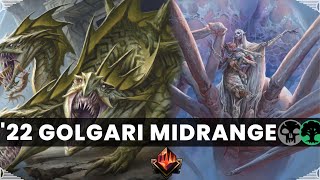 Golgari Midrange  Mythic Bo1 Standard 2022  Guide amp Gameplay  MTG Arena [upl. by Oiramat]