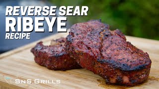 Reverse Sear Ribeye Steak  How to Cook Steak on a Charcoal Grill [upl. by Dirfliw]