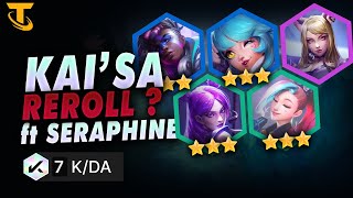 💖Kaisa Reroll B3  Combo Paling Gampang nih 7 KDA  TFT mobile pemula [upl. by Niamart]