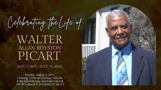 Celebrating the Life of Walter Allan Royton Picard [upl. by Hayman276]