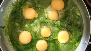 Green Egg Recipe  Home made Easy amp Testy [upl. by Edia]