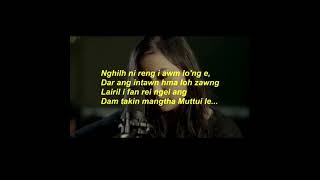 Dam takin mangtha 🎤🔊 Karaoke amp lyrics Video🎸🎧 Rachel Lalnunkimi [upl. by Allain]