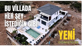 DİDİM EFELERDE HAMAM SAUNASI OLAN LÜKS VİLLA NO160 [upl. by Min]