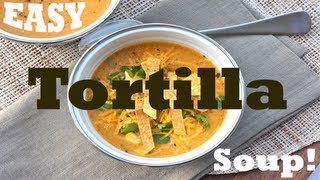 Blendtec  EASY Tortilla Soup [upl. by Ahsratan]