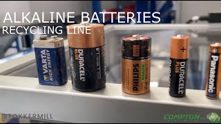 Recycling alkaline batteries  STOKKERMILL [upl. by Mechelle924]