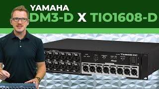 How to Connect a Yamaha DM3 Dante to a Tio1608D Dante Stage Box [upl. by Lecia723]