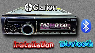 clarion bluetooth pairing how to bluetooth car audio clarion [upl. by Nirel75]