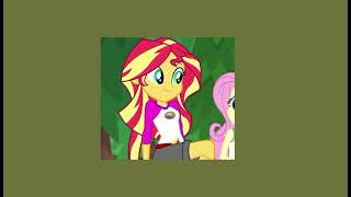 Equestria girls Sunset Shimer erfree camp sped up song [upl. by Arlena801]