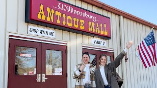 Lets Go Vintage Shopping in Williamsburg Virginia  MASSIVE Antique Mall Shopping Trip Part 2 [upl. by Krakow]