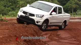 Prueba de Manejo SSangyong Actyon Pick Up [upl. by Iznik]