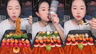 ASMR EATING SPICY NOODLES eating spicy food asmr asmreating spicynoodles SpiceASMR [upl. by Corie]