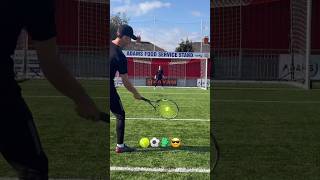 Keeper Training 🎾⚽🧤😎 futbol football soccer futebol deporte viral [upl. by Adnicaj]