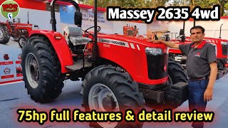 MF 2635 4wd new model 2022 full detail review  75hp 124 GB smart look  सबसे अलग है ये ट्रैक्टर [upl. by Ettesel391]