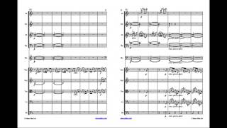 Beethovens Symphony No6 1st movement  score animation [upl. by Elaina]