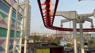 Flying Raiders 飞天奇兵 very leisure and romantic coaster at Jinjiang Action Park Home to GIB Shanghai [upl. by Iem]