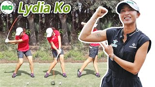 Lydia Ko リディア・コー ニュージーランドの女子ゴルフ スローモーションスイング [upl. by Edlun]