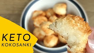 KETO kokosanki tylko 4 składniki i poniżej 1 węgla 😲😉 [upl. by Naols117]