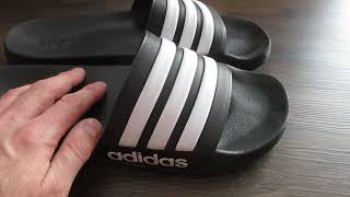 Mens Adidas Adilette Cloud Foam Shower Slide 1 Year Review [upl. by Norej714]