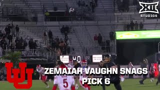 Zemaiah Vaughn Week 14 Pick Six vs UCF [upl. by Aned]