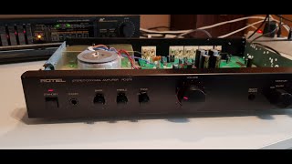 RC972 Rotel Stereo PreAmplifier  PriekšPastiprinātāja Remonta apskats LV  repair review [upl. by Atiuqes]