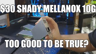 30 Mellanox ConnectX3 MCX341 Too Good To Be True [upl. by Naedan]