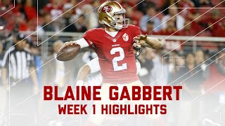 Blaine Gabbert Highlights  Rams vs 49ers  NFL Week 1 Player Highlights [upl. by Yaker]