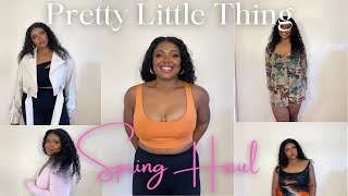 PRETTYLITTLETHING SPRING HAUL PLUS SIZE prettylittlethinghaul plussize ss24 [upl. by Rol]