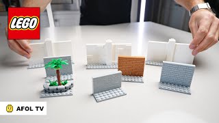 LEGO Brick Walls Tips amp Tricks we use in our City [upl. by Noemi]